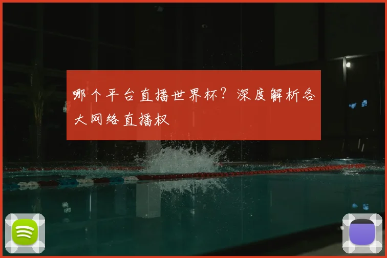 哪个平台直播世界杯?深度解析各大网络直播权